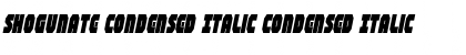 Download Shogunate Condensed Italic Font Download Shogunate Condensed Italic Font