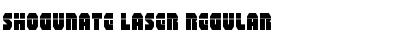 Download Shogunate Laser Font Download Shogunate Laser Font