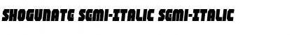 Download Shogunate Semi-Italic Font Download Shogunate Semi-Italic Font