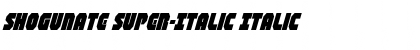 Download Shogunate Super-Italic Font Download Shogunate Super-Italic Font