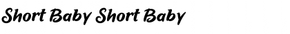 Download Short Baby Font Download Short Baby Font