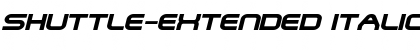 Download Shuttle-Extended Font Download Shuttle-Extended Font