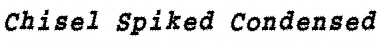 Download ChiselSpikedCondensed Font Download ChiselSpikedCondensed Font