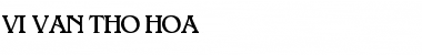 Download VI Van Tho Hoa Font Download VI Van Tho Hoa Font