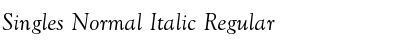 Download Singles Normal Italic Font Download Singles Normal Italic Font