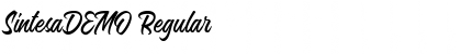 Download SintesaDEMO Font Download SintesaDEMO Font