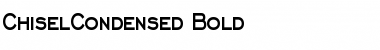 Download ChiselCondensed Font Download ChiselCondensed Font