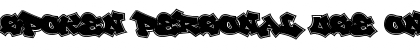 Download Spoken PERSONAL USE ONLY Font Download Spoken PERSONAL USE ONLY Font