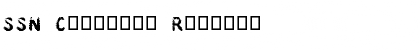 Download SSN Corroded Font Download SSN Corroded Font