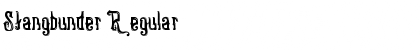 Download Stangbunder Font Download Stangbunder Font
