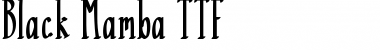 Download Black Mamba Font Download Black Mamba Font