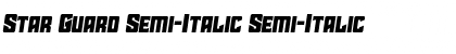 Download Star Guard Semi-Italic Font Download Star Guard Semi-Italic Font