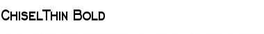 Download ChiselThin Font Download ChiselThin Font