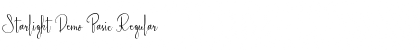 Download Starlight Demo Basic Font Download Starlight Demo Basic Font