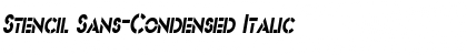 Download Stencil Sans-Condensed Font Download Stencil Sans-Condensed Font