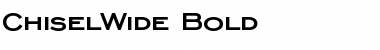 Download ChiselWide Font Download ChiselWide Font
