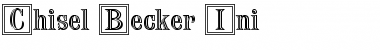 Download Chisel Becker Ini Font Download Chisel Becker Ini Font