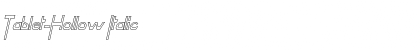 Download Tablet-Hollow Font Download Tablet-Hollow Font