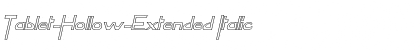 Download Tablet-Hollow-Extended Font Download Tablet-Hollow-Extended Font
