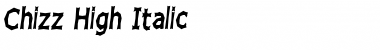 Download Chizz High Font Download Chizz High Font