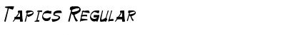 Download Tapics Font Download Tapics Font