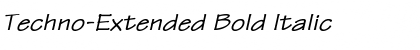Download Techno-Extended Font Download Techno-Extended Font