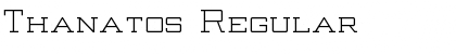 Download Thanatos Font Download Thanatos Font