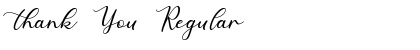 Download Thank You Font Download Thank You Font