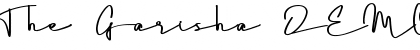 Download The Garisha DEMO Font Download The Garisha DEMO Font