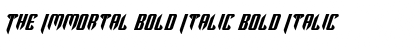 Download The Immortal Bold Italic Font Download The Immortal Bold Italic Font