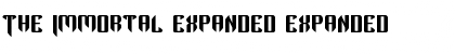 Download The Immortal Expanded Font Download The Immortal Expanded Font