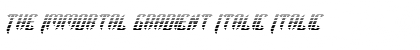 Download The Immortal Gradient Italic Font Download The Immortal Gradient Italic Font