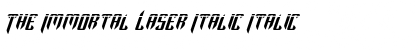 Download The Immortal Laser Italic Font Download The Immortal Laser Italic Font