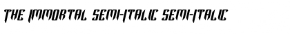 Download The Immortal Semi-Italic Font Download The Immortal Semi-Italic Font