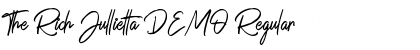 Download The Rich Jullietta DEMO Font Download The Rich Jullietta DEMO Font