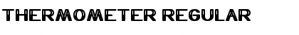 THERMOMETER Regular Font