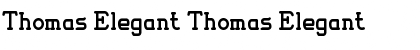 Download Thomas Elegant Font Download Thomas Elegant Font