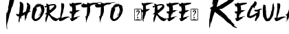 Download Thorletto (free) Font Download Thorletto (free) Font