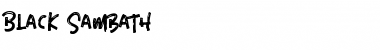 Download Black Sambath Font Download Black Sambath Font