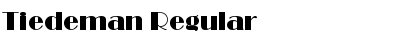 Download Tiedeman Font Download Tiedeman Font