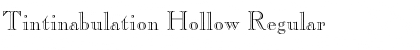 Tintinabulation Hollow Regular Font