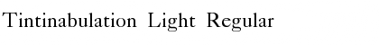 Download Tintinabulation Light Font Download Tintinabulation Light Font