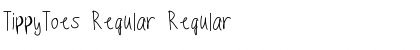 Download TippyToes Regular Font Download TippyToes Regular Font