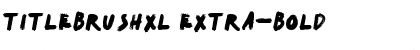Download TitleBrushXL Font Download TitleBrushXL Font