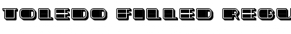 Download Toledo Filled Font Download Toledo Filled Font