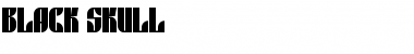 Download Black skull Font Download Black skull Font