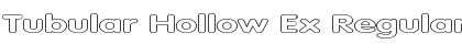 Download Tubular Hollow Ex Font Download Tubular Hollow Ex Font