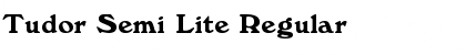 Download Tudor Semi Lite Font Download Tudor Semi Lite Font