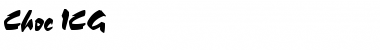 Download Choc ICG Font Download Choc ICG Font