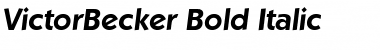 Download VictorBecker Font Download VictorBecker Font